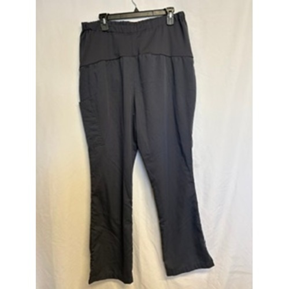Greys Anatomy‎ by Barco Womens Gray Cargo Scrub Pants Large Maternity